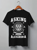 Заказать мужскую футболку в Москве. Футболка классическая Asking Alexandria от geekbox - готовые дизайны и нанесение принтов.