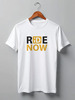 Заказать мужскую футболку в Москве. Футболка классическая ride-now от Ксеня Мизякина - готовые дизайны и нанесение принтов.