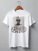 Заказать мужскую футболку в Москве. Футболка классическая Bike Punk  от oneredfoxstore@gmail.com - готовые дизайны и нанесение принтов.