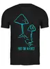 Заказать мужскую футболку в Москве. Футболка классическая Mushrooms от oneredfoxstore@gmail.com - готовые дизайны и нанесение принтов.