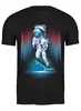 Заказать мужскую футболку в Москве. Футболка классическая Космонавт от printik - готовые дизайны и нанесение принтов.