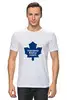 Заказать мужскую футболку в Москве. Футболка классическая Toronto Maple Leafs от BURNSHIRTS - готовые дизайны и нанесение принтов.