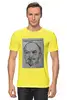 Заказать мужскую футболку в Москве. Футболка классическая  Ленин от drseymur - готовые дизайны и нанесение принтов.