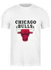 Заказать мужскую футболку в Москве. Футболка классическая Chicago Bulls от BURNSHIRTS - готовые дизайны и нанесение принтов.