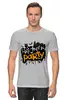 Заказать мужскую футболку в Москве. Футболка классическая Halloween от denis01001 - готовые дизайны и нанесение принтов.