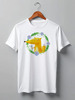 Заказать мужскую футболку в Москве. Футболка классическая Fox Here от oneredfoxstore@gmail.com - готовые дизайны и нанесение принтов.