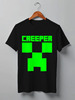 Заказать мужскую футболку в Москве. Футболка классическая MINECRAFT CREEPER от weeert - готовые дизайны и нанесение принтов.