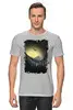 Заказать мужскую футболку в Москве. Футболка классическая Night Forest Ride от oneredfoxstore@gmail.com - готовые дизайны и нанесение принтов.