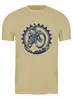 Заказать мужскую футболку в Москве. Футболка классическая Велосипедист  от T-shirt print  - готовые дизайны и нанесение принтов.