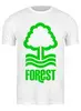 Заказать мужскую футболку в Москве. Футболка классическая Лес (Дерево) от trugift - готовые дизайны и нанесение принтов.