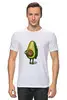 Заказать мужскую футболку в Москве. Футболка классическая Avocado 🥑  от @kristy_art_k  - готовые дизайны и нанесение принтов.