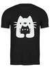Заказать мужскую футболку в Москве. Футболка классическая Cat family от skynatural - готовые дизайны и нанесение принтов.