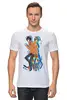Заказать мужскую футболку в Москве. Футболка классическая Nyan Cat & Tac Nayn T-shirt от fumi - готовые дизайны и нанесение принтов.
