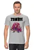 Заказать мужскую футболку в Москве. Футболка классическая Zombie Cat от Leichenwagen - готовые дизайны и нанесение принтов.