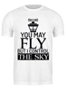 Заказать мужскую футболку в Москве. Футболка классическая I control the sky от SkyWay Aviation Clothing RUS  - готовые дизайны и нанесение принтов.