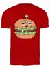 Заказать мужскую футболку в Москве. Футболка классическая Burgers от oneredfoxstore@gmail.com - готовые дизайны и нанесение принтов.