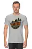 Заказать мужскую футболку в Москве. Футболка классическая Mountains от oneredfoxstore@gmail.com - готовые дизайны и нанесение принтов.