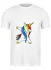 Заказать мужскую футболку в Москве. Футболка классическая Dab Unicorn  от DESIGNER   - готовые дизайны и нанесение принтов.
