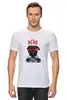 Заказать мужскую футболку в Москве. Футболка классическая SuperHero Pug от Media M  - готовые дизайны и нанесение принтов.