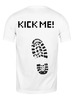 Заказать мужскую футболку в Москве. Футболка классическая Пни меня!/Kick me! от printhunter@yandex.ru - готовые дизайны и нанесение принтов.