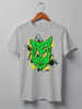 Заказать мужскую футболку в Москве. Футболка классическая LOFCREW - wragizm green mask от Гоша Гошкин - готовые дизайны и нанесение принтов.