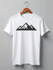 Заказать мужскую футболку в Москве. Футболка классическая Mountains от oneredfoxstore@gmail.com - готовые дизайны и нанесение принтов.