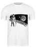 Заказать мужскую футболку в Москве. Футболка классическая Космос Космонавт  от MariYang  - готовые дизайны и нанесение принтов.