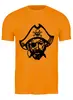 Заказать мужскую футболку в Москве. Футболка классическая Пират от trend - готовые дизайны и нанесение принтов.