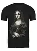 Заказать мужскую футболку в Москве. Футболка классическая Мона Лиза от printik - готовые дизайны и нанесение принтов.