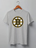 Заказать мужскую футболку в Москве. Футболка классическая Boston Bruins от dobryidesign - готовые дизайны и нанесение принтов.