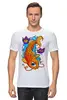 Заказать мужскую футболку в Москве. Футболка классическая Fish Art от Leichenwagen - готовые дизайны и нанесение принтов.