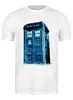 Заказать мужскую футболку в Москве. Футболка классическая TARDIS от cherdantcev - готовые дизайны и нанесение принтов.