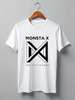 Заказать мужскую футболку в Москве. Футболка классическая Monsta X от geekbox - готовые дизайны и нанесение принтов.