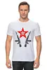 Заказать мужскую футболку в Москве. Футболка классическая RedStar AK от karbafoss - готовые дизайны и нанесение принтов.