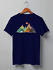 Заказать мужскую футболку в Москве. Футболка классическая Mountains Colors  от oneredfoxstore@gmail.com - готовые дизайны и нанесение принтов.