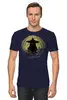 Заказать мужскую футболку в Москве. Футболка классическая Samurai Cat от oneredfoxstore@gmail.com - готовые дизайны и нанесение принтов.
