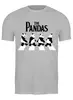 Заказать мужскую футболку в Москве. Футболка классическая The Pandas. Панды от geekbox - готовые дизайны и нанесение принтов.