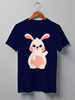 Заказать мужскую футболку в Москве. Футболка классическая Pink Bunny от skynatural - готовые дизайны и нанесение принтов.