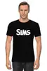 Заказать мужскую футболку в Москве. Футболка классическая The Sims от THE_NISE  - готовые дизайны и нанесение принтов.