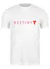 Заказать мужскую футболку в Москве. Футболка классическая Destiny от THE_NISE  - готовые дизайны и нанесение принтов.