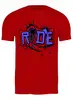 Заказать мужскую футболку в Москве. Футболка классическая Ride Colors от oneredfoxstore@gmail.com - готовые дизайны и нанесение принтов.