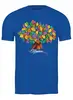 Заказать мужскую футболку в Москве. Футболка классическая iCalistini The Happiness Tree Дерево Счастья от iCALISTIni - готовые дизайны и нанесение принтов.
