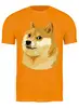 Заказать мужскую футболку в Москве. Футболка классическая DOGE DOGE от Jimmy Flash - готовые дизайны и нанесение принтов.