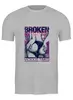 Заказать мужскую футболку в Москве. Футболка классическая broken dreams от denis01001 - готовые дизайны и нанесение принтов.