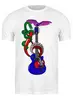 Заказать мужскую футболку в Москве. Футболка классическая Зоофутболка со скрипичным ключом и гитарой от malakhatkin03@bk.ru - готовые дизайны и нанесение принтов.