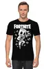 Заказать мужскую футболку в Москве. Футболка классическая Fortnite, Marshmello от geekbox - готовые дизайны и нанесение принтов.