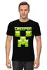 Заказать мужскую футболку в Москве. Футболка классическая MINECRAFT CREEPER от weeert - готовые дизайны и нанесение принтов.