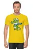 Заказать мужскую футболку в Москве. Футболка классическая Крокодильчик  от ПРИНТЫ ПЕЧАТЬ  - готовые дизайны и нанесение принтов.
