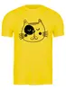 Заказать мужскую футболку в Москве. Футболка классическая Cats Here от oneredfoxstore@gmail.com - готовые дизайны и нанесение принтов.