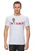 Заказать мужскую футболку в Москве. Футболка классическая robot2 от Мила Ярусова - готовые дизайны и нанесение принтов.